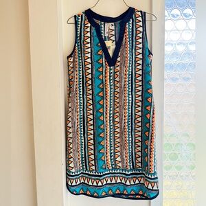 NWT!! Pink Owl Vibrant Patterned Dress Small